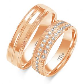 Eksklusive Vielsesringe Simply Love O175-2