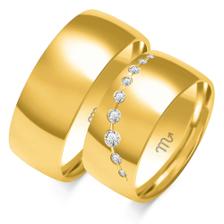 Eksklusive Vielsesringe Simply Love O205