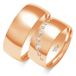 Eksklusive Vielsesringe Simply Love O205-2