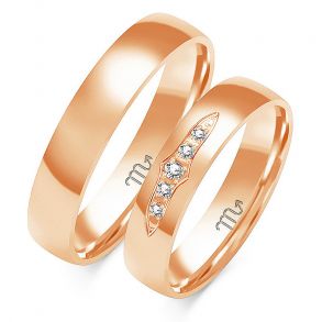 Eksklusive Vielsesringe Simply Love O207-2