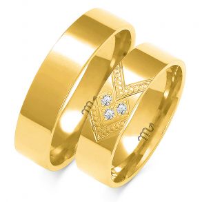 Eksklusive Vielsesringe Simply Love O209