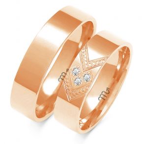 Eksklusive Vielsesringe Simply Love O209-2