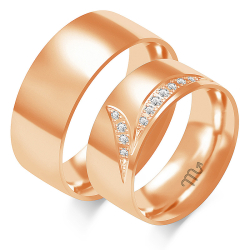 Eksklusive Vielsesringe Simply Love O221-2