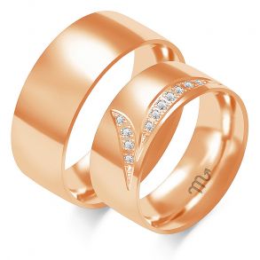 Eksklusive Vielsesringe Simply Love O221-2