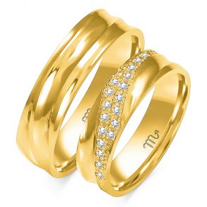 PRVERINGE - Vielsesringe O244