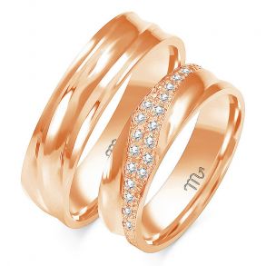 Eksklusive Vielsesringe Simply Love O244-2