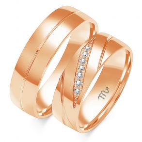 Eksklusive Vielsesringe Simply Love O248-2