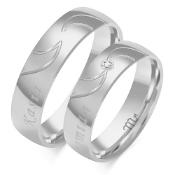 Eksklusive Vielsesringe Simply Love O253-1