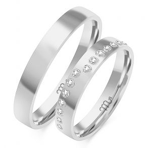 Eksklusive Vielsesringe Simply Love O269-1