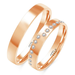 Eksklusive Vielsesringe Simply Love O269-2