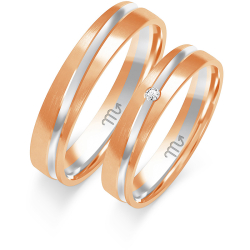 Eksklusive Vielsesringe Simply Love O304-4