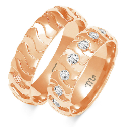 Eksklusive Vielsesringe Simply Love O321-2