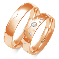 Eksklusive Vielsesringe Simply Love O327-2