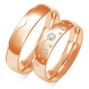 Eksklusive Vielsesringe Simply Love O327-2