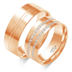 Eksklusive Vielsesringe Simply Love O329-2