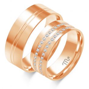 Eksklusive Vielsesringe Simply Love O329-2