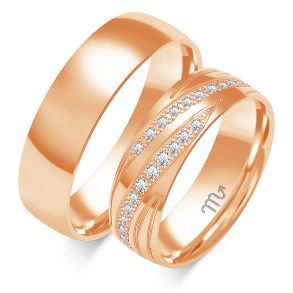 Eksklusive Vielsesringe Simply Love O343-2