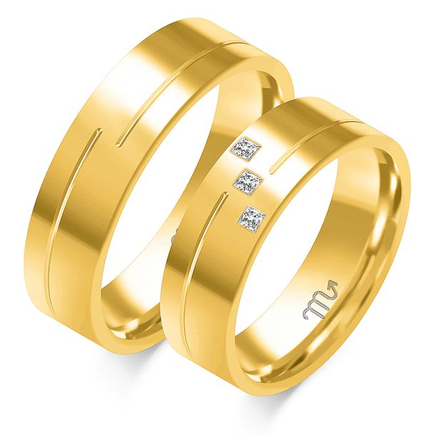 Eksklusive Vielsesringe Simply Love O347