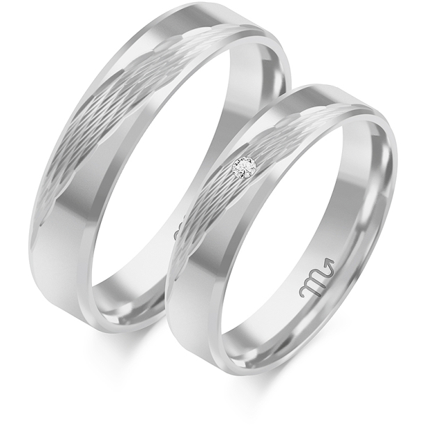 Eksklusive Vielsesringe Simply Love Silver O353S
