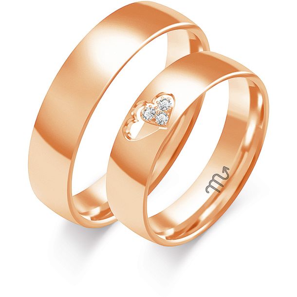 Eksklusive Vielsesringe Simply Love O354-2