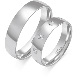 Eksklusive Vielsesringe Simply Love O356-1