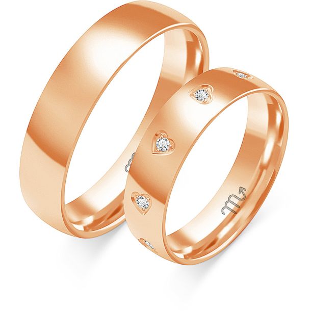 Eksklusive Vielsesringe Simply Love O356-2