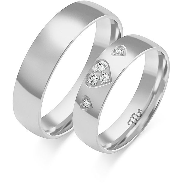 Eksklusive Vielsesringe Simply Love O357-1