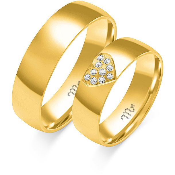 Eksklusive Vielsesringe Simply Love O358