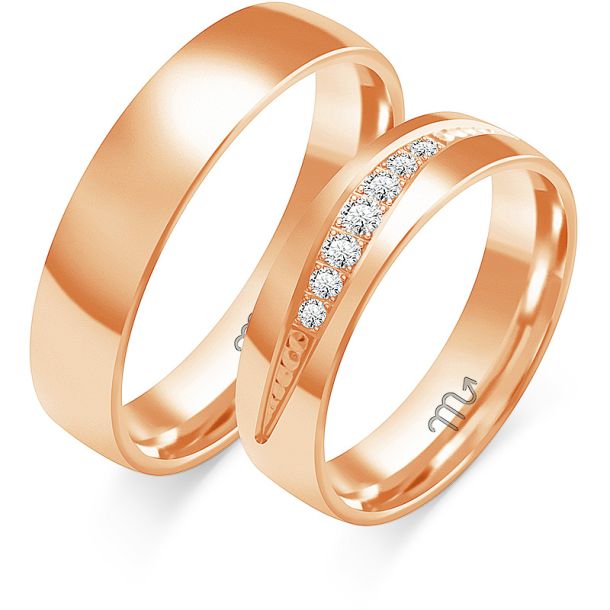 Eksklusive Vielsesringe Simply Love O364-2