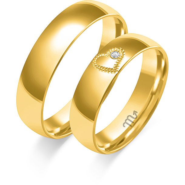 Eksklusive Vielsesringe Simply Love O369