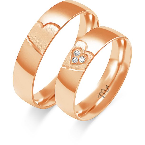 Eksklusive Vielsesringe Simply Love O371-2