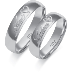 Eksklusive Vielsesringe Simply Love O378-1