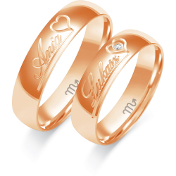 Eksklusive Vielsesringe Simply Love O378-2