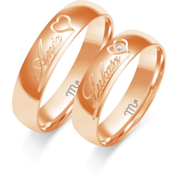 Eksklusive Vielsesringe Simply Love O378-2