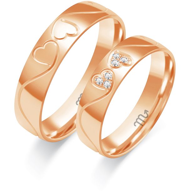 Eksklusive Vielsesringe Simply Love O379-2