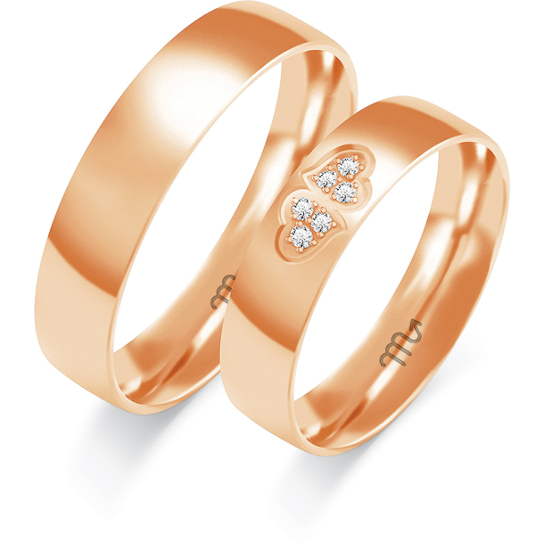Eksklusive Vielsesringe Simply Love O381-2