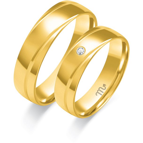 Eksklusive Vielsesringe Simply Love O382