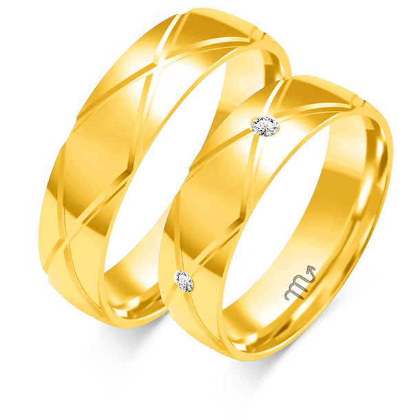 Eksklusive Vielsesringe Simply Love O384