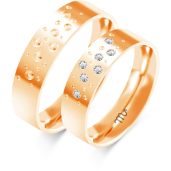 Eksklusive Vielsesringe Simply Love O385-2