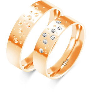 Eksklusive Vielsesringe Simply Love O385-2