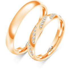 Eksklusive Vielsesringe Simply Love O386-2