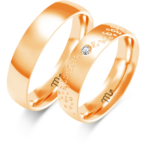 Eksklusive Vielsesringe Simply Love O401-2