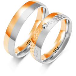 Eksklusive Vielsesringe Simply Love O401-4