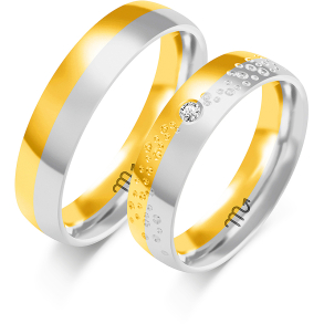 Eksklusive Vielsesringe Simply Love O401-3