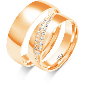 Eksklusive Vielsesringe Simply Love O402-2