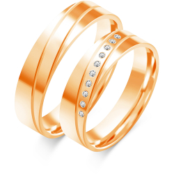 Eksklusive Vielsesringe Simply Love O405-2