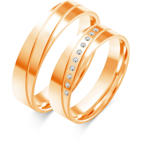 Eksklusive Vielsesringe Simply Love O405-2