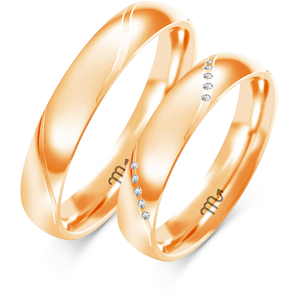 Eksklusive Vielsesringe Simply Love O407-2
