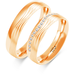 Eksklusive Vielsesringe Simply Love O408-2