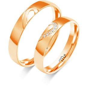 Eksklusive Vielsesringe Simply Love O415-2